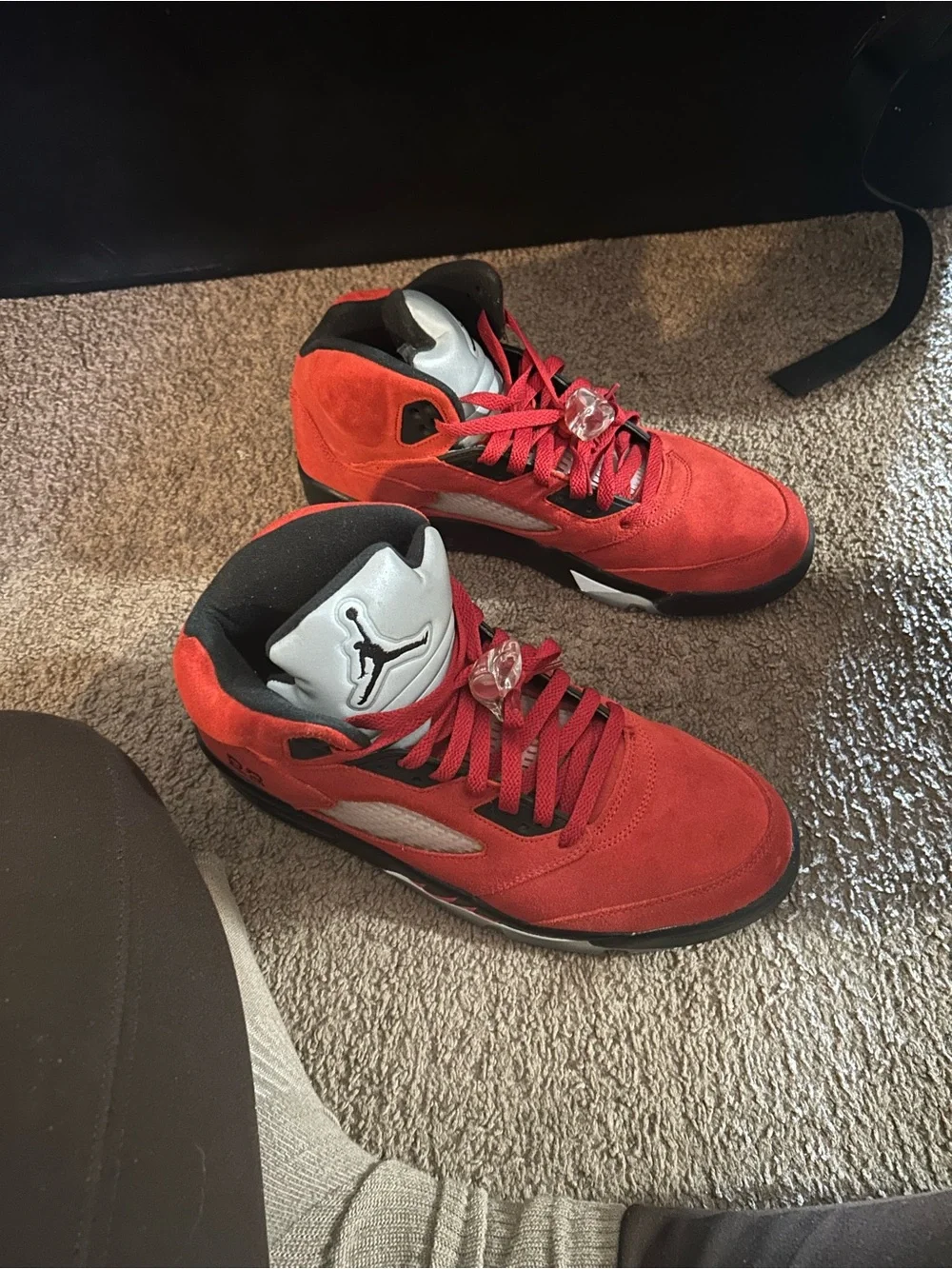 Jordan Men’s Sneakers in Red with Black and White Accents